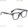 Designer ch Cross Glasses Frame Chromes Märke Solglasögon för män Kvinnor Trendiga runda ansikte Eye Male Protection Eyeglass Frames Heart Chromees Hearts 852