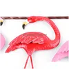 Produits de style chinois Threensional Style chinois Flamingo Wall Sticker Children039S Chambre Salons Décoration Painting3274801 Drop Dhde7