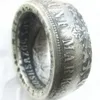 Allemagne Silver Coin Ring 5 MARK 1888 Plaqué argent fait à la main dans les tailles 8-16236f