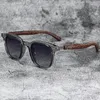 Lunettes de soleil polarisées anti-uv pour hommes et femmes, marque rétro classique, monture en bois, cyclisme en plein air, accessoires pour femmes