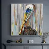 Ölgemälde Vogel auf Leinwand Tier und Drucke Leinwand Bilder Wandkunst für Wohnzimmer Medern Home Dekoration271C