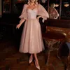Robes décontractées printemps européen et américain vêtements pour femmes vêtements pour femmes douce élégante robe de soirée rose jupe de demoiselle d'honneur ajustée
