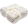 Blankets Leopard Print Sofa Blanket Cheetah Velvet Air-conditioning Suitable For Air Conditioning226d