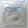 USA: s mynt 1925-S MS65 Kalifornien Jubilee Half Dollar Silver Coins Currency Senior Transparent Box 280T