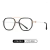 Sunglasses Frames Retro Multi Sided Flat Lenses Anti Blue Light Men TR90 Myopia Hyperopia Prescription Eye Glasses Frame Brillen Eyeglasses