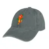 Bérets Orange Bird Cowboy Hat Snap Back Casquette de luxe dans le golf Chapeaux pour femmes pour hommes de soleil