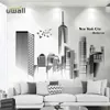 PVC Nortic City Wall Stickers Home Decor Living Room Bedroom Background Wall Decoration Self Adhesive Room Decor Sticker 210929170w