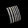 Bracelets de tennis européens et américains Hiphop Tide plaqué or 14 carats Zirconmicroencased 3mm 4mm 5mm bracelet2911303285I