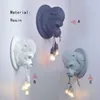 Lámpara de pared moderna nórdica, lámpara de mono de resina, decoración del hogar, lámparas de pared de orangután, accesorios de iluminación para dormitorio y sala de estar, luz de pared creativa 282E