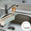 Égouttoir de rangement de cuisine, évier torchon Simple serviette panier suspendu étagère étagères en plastique