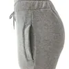 Pantaloni della tuta impilati taglia XS-3XL Autunno Inverno Pantaloni da donna a vita media spessi in pile impilati Pantaloni da jogging Pantaloni lunghi Pantaloni sportivi 240311