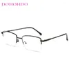 Sunglasses DOHOHDO Square Semi Rimless Frame Anti-blue Radiation Glasses Men Women Blue Light Blocking Eyewear Computer Goggles