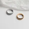 Personlig nischdesign avancerad och lyxig 18k guld titanstål ring kvinnor fashionabla och personlig svansringsmatring