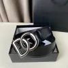 Cintura di design di lusso Cinture in pelle di vitello Design con lettere per uomo Cintura da donna Fibbia classica liscia 3 colori Larghezza 3,8 cm molto buona