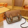 Vintagae Messenger Bag Retro Cross Body Bags Lederen Flap Schoudertassen Damesmode Geldzak Pocketbook Pocket Designer Athleisure Clutch Bag