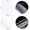 Ferramentas de artesanato 2mm folha acrílica transparente plexiglass com proteção dupla face para sinais de base de luz LED DIY Display 6 pcs2366