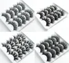 5Pairsbox Factory 25mm False Eyelashes Thick Natural Wispies Fluffy Eyelash Extension Makeup Full Volume Handmade Lashes1537404