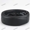 2023 Smooth leather belt luxury belts designer for men big buckle male chastity top fashion mens whole301u