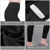 Leggings da donna a vita alta elastici da allenamento per yoga da donna, controllo della pancia, bottino increspato con pantaloni tascabili, collant a compressione da palestra senza cuciture