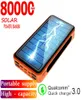 Solar Power Bank Ladegerät 80000 mAh Große Kapazität Tragbare 4USB Port Batterie Panel für Samsung Xiaomi Iphone2884748