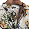 Herren Freizeithemden Hawaiianisch für Männer Hemd Baumwolle T-Shirt T-Shirts Mann Mode Kleidung Blusen Sozial Luxus Übergröße