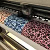 Fönsterklistermärken 25 cm 100 cm pu värmeöverföring leopard strykjärn t-shirt textilier cricut film press roll htv tryckkläder246p