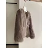 For 2023 Fox Women's New Winter Integrated Youth Mid Length Fur Coat Haining 7390