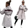 Autumn And Winter Mix 4 Styles Women Clothing Plus Size Long Sleeve Loose Coat Casual Women's