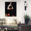 Handmade Canvas Art Oil Paintings Flamenco Dancer in Red Modern Figure Beautiful Woman Artwork for Home Wall Decor3322