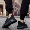 Sapatos casuais profissional de corrida para homens leve designer malha tênis rendas masculino esportes ao ar livre sapato