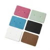 Pochettes à bijoux 100 pièces/lot rectangle rond papier blanc boucle d'oreille carte d'affichage carton pour oreille goujon emballage accessoires petite entreprise