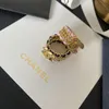 Ringar ringar 7Style Never Brand Letter Ring Gold Plated Copper Open Rings Fashion Designer Luxury Crystal Pearl Ring Wedding Jewelry Gifts LDD240311