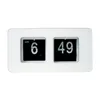 Auto Flip Over Clock Desk Flip Internal Gear Operated Stylish Modern Desk Wall Digital Clock Home Decor New Drop LJ201211309R