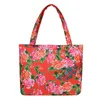 Bolsas de tela para nordeste Big Bolsa de flores ombro de ombro rural Trendência personalizada Bola de grande capacidade