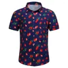 Men's Casual Shirts Hawaiian Shirt 3D Printed Short Sleeved Button Summer Beach Formal Fashionable Comfortable And Breathable