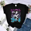 T-shirt da donna Demon T Shirt Donna Kimetsu No Yaiba Nezuko T-shirt fe Tanjirou Kamado Graphic Tee Shirt T-shirt anime giapponese Manga 240311