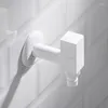 Krany zlewu łazienkowego biała kran pralki cała miedź pojedyncza chłodzenie kwadrat szybki otwór mop basen automatyczny