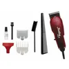 Aparador de cabelo 8110 Blading Clippers Metal Cabelos Clipper Trimmers Elétrico Navalha Homens Cabeça de Aço Barbeador Vermelho UE Reino Unido Plug Entrega P Otdcg