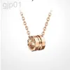 Desginer chopard bijoux Xiaos nouveau collier rond de glace or Rose platine Chopin Couple collier