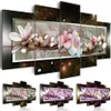 Modern Abstract Bloemen Home Decor Magnolia Bloemen Decoratief Olieverfschilderij Wall Art Foto voor Woonkamer Geen Frame225l