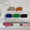 Retail Designer Womens Shoulder Bag Letter Print Color Contrast Camera Påsar Mångsidig Messenger Bag236C