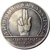 Allemagne république de weimar 1929E 5 reichsmark argent copie pièce en laiton artisanat ornements décoration de la maison accessoires 227C