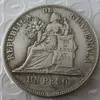 GUATEMALA 1896 1 PESO copie pièce de haute qualité263c