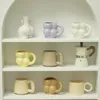 Koreaanse Stijl Keramische Mok Koffie Kopjes Home Office Thee Kopje Koffie Kopjes Koreaanse Mok Nordic Thuis drinkware Japan Mok 240307