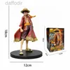 Action Toy Figures 15th Anniversary Edition Red Cloak Luffy Figurine Anime One Piece Figure 18cm Luffi Action Figures PVC Collection Model Toys 240308