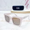 EXALT CYCLE Lunettes de soleil rectangulaires surdimensionnées en acétate pour femmes, polarisées, couleur gelée rose, blanc d'outre-mer, cellulose transparente, marque italienne Design XY2335