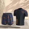 Mannen Tieners Zwembroek Anti Verlegenheid Losse Sneldrogende Zwemmen Shorts Seaside Beach Badpak Lente Badmode Set 240305