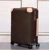 10A valise de luxe design motif fleur voyage affaires Senior tirer roue universelle