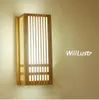 LED Bamboo Wall Sconce wood lamp Japan style lighting living room restaurant bar cafe el bedroom hall Izakaya lobby natural bam4196895