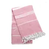 수건 4pcs/lot fouta geshtemal pestemal blanket 100x180cm 터키 면화 목욕 해변 스파 사우나 해머 요가 체육관 Hamam Hand